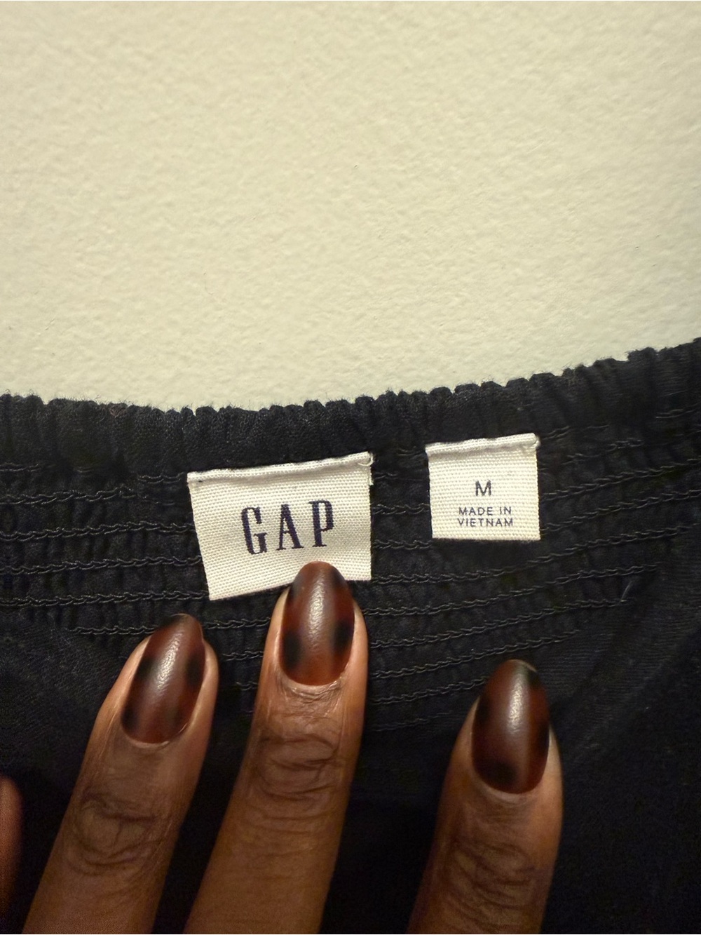 GAP Black Square-Neck Midi Dress - Picture 3 of 5